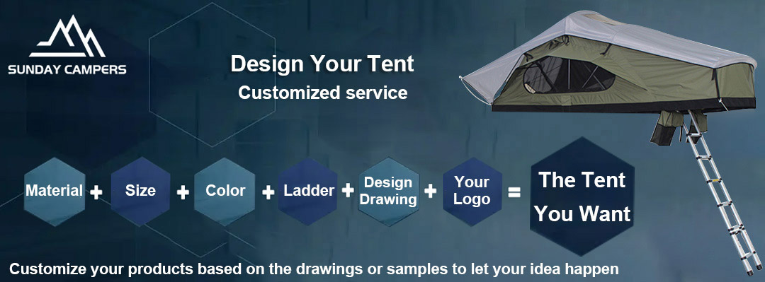 Soft Shell Waterproof Camping Double Slot Rooftop Tent Soft Shell Waterproof Camping Double Slot Rooftop Tent
