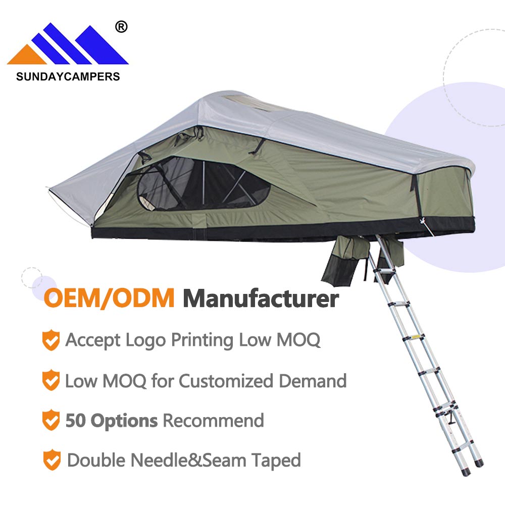 SRT14E Roof Top Tent Outdoor Quality Soft Shell Waterproof Camping Double Slot Rooftop Tent SRT14E Roof Top Tent Outdoor Quality Soft Shell Waterproof Camping Double Slot Rooftop Tent