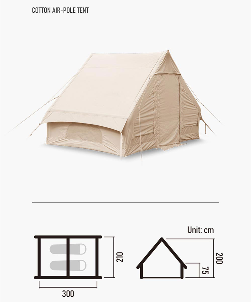 Outdoor Camping Tents Air Pole Canvas Inflatable Tent Outdoor Camping Tents Air Pole Canvas Inflatable Tent