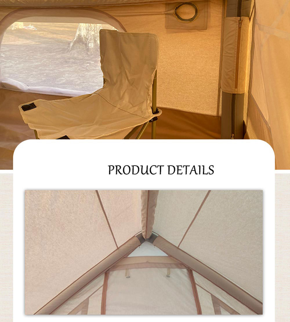 Outdoor Camping Tents Air Pole Canvas Inflatable Tent Outdoor Camping Tents Air Pole Canvas Inflatable Tent