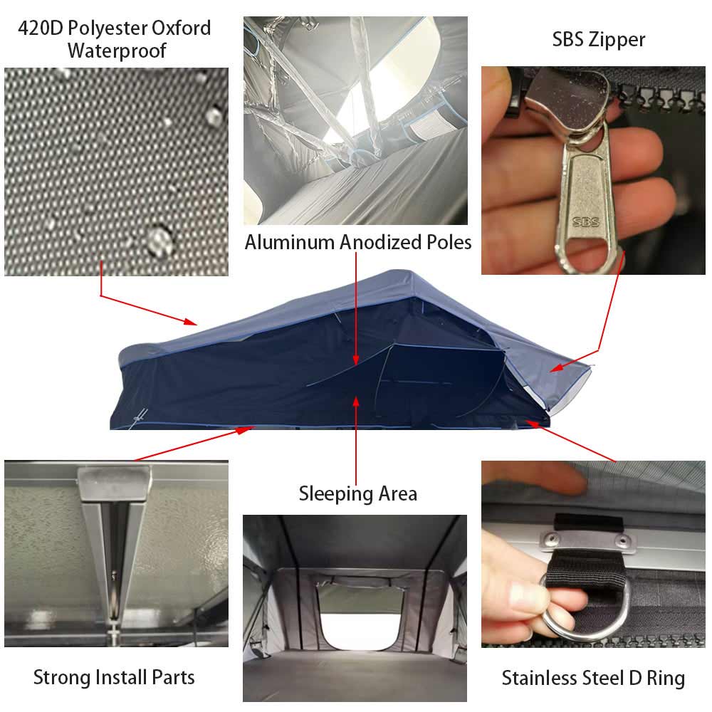 SRT11E New Arrvial Outdoor 2-5 Person Waterproof Car Roof Top Tent For Camping SRT11E New Arrvial Outdoor 2-5 Person Waterproof Car Roof Top Tent For Camping