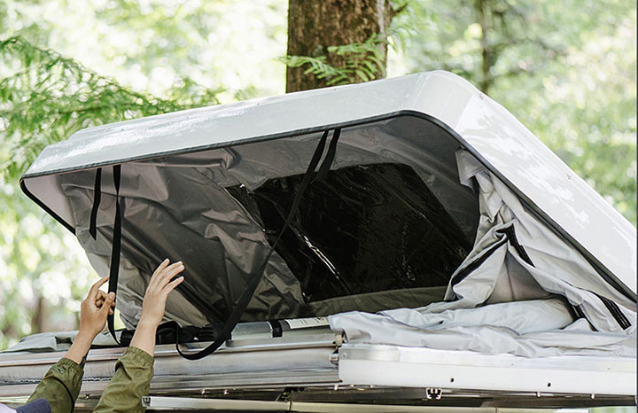 SRT10-M Outdoor Waterproof 4X4 Camping Car 4 Person ABS Hard Shell Roof Top Tent SRT10-M Outdoor Waterproof 4X4 Camping Car 4 Person ABS Hard Shell Roof Top Tent