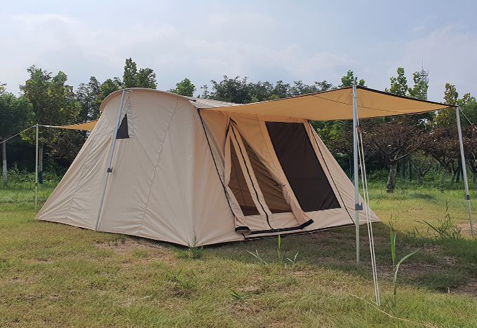 Cotton Canvas Spring Bar Tent