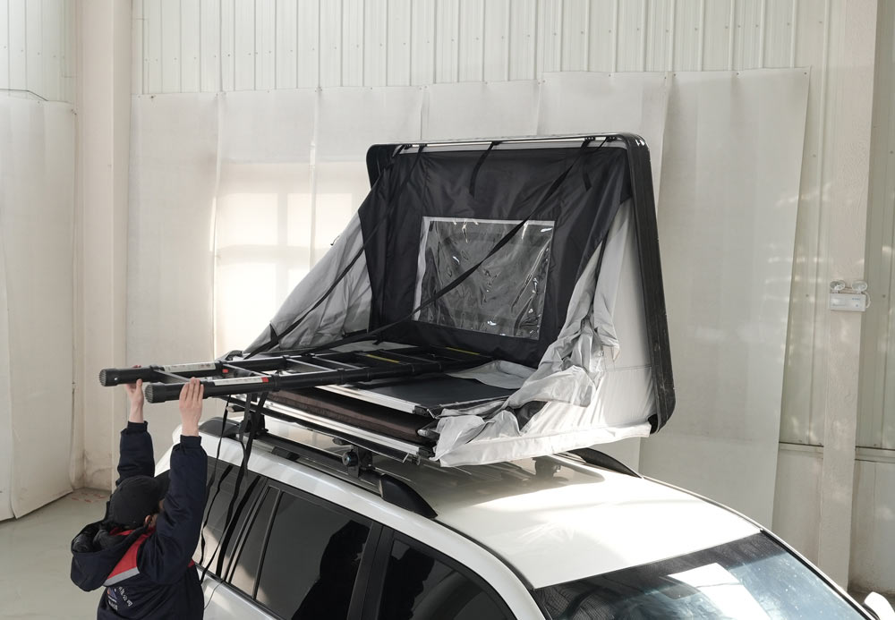 SRT10-L Waterproof 4 Person Roof Top Tent Car Rooftop Tent Abs Clamshell Hard Shell Top Roof Tent For 4X4 Camping SRT10-L Waterproof 4 Person Roof Top Tent Car Rooftop Tent Abs Clamshell Hard Shell Top Roof Tent For 4X4 Camping