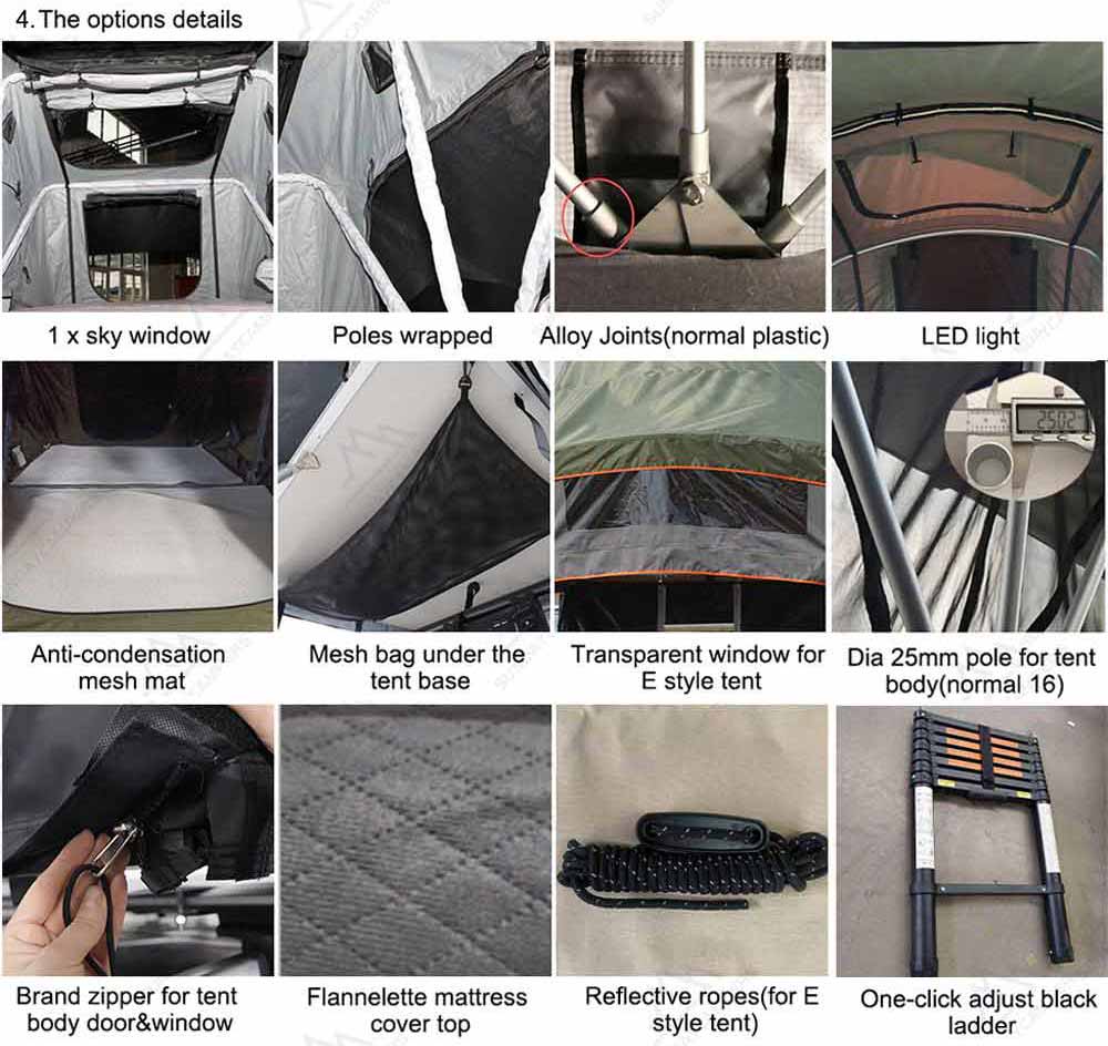 Outdoor Camping Roof Top Tent SRT01E-48(1-2 Person Tent) Outdoor Camping Roof Top Tent SRT01E-48(1-2 Person Tent)