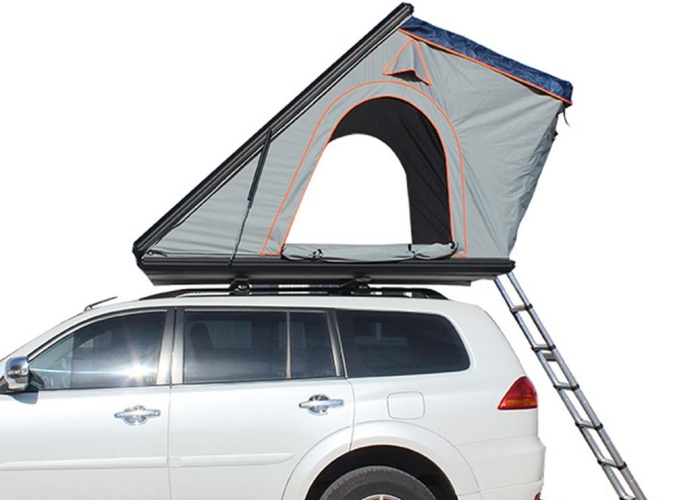 Alu-51/53A New Style Custom Outdoor 4wd Offroad Camping Aluminium Hard Shell Rooftop Tent