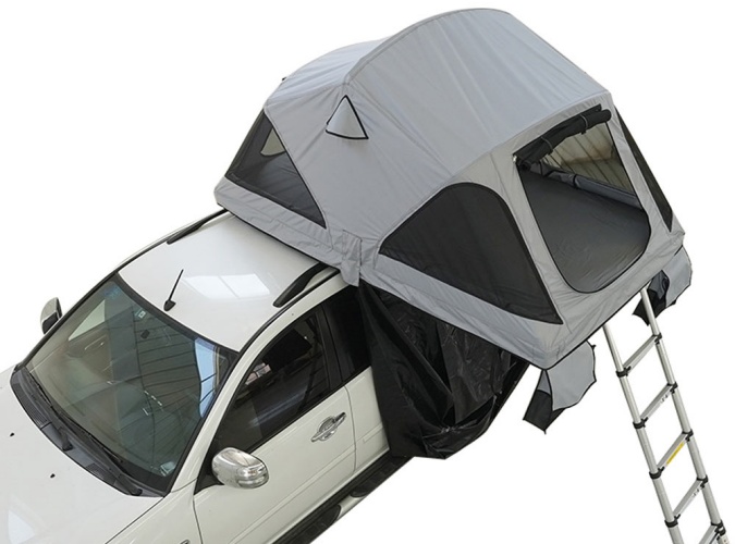 SRT13S Best Selling Rooftop Tent Camping Outdoor Suv Car Side Open Side Soft Roof Top Tent