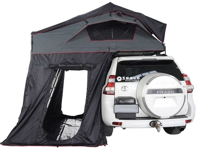 SRT14E Outdoor 2-3 Person Rooftop Tent Custom 4X4 Suv Car Soft Shell New Design Camping Roof Top Tent